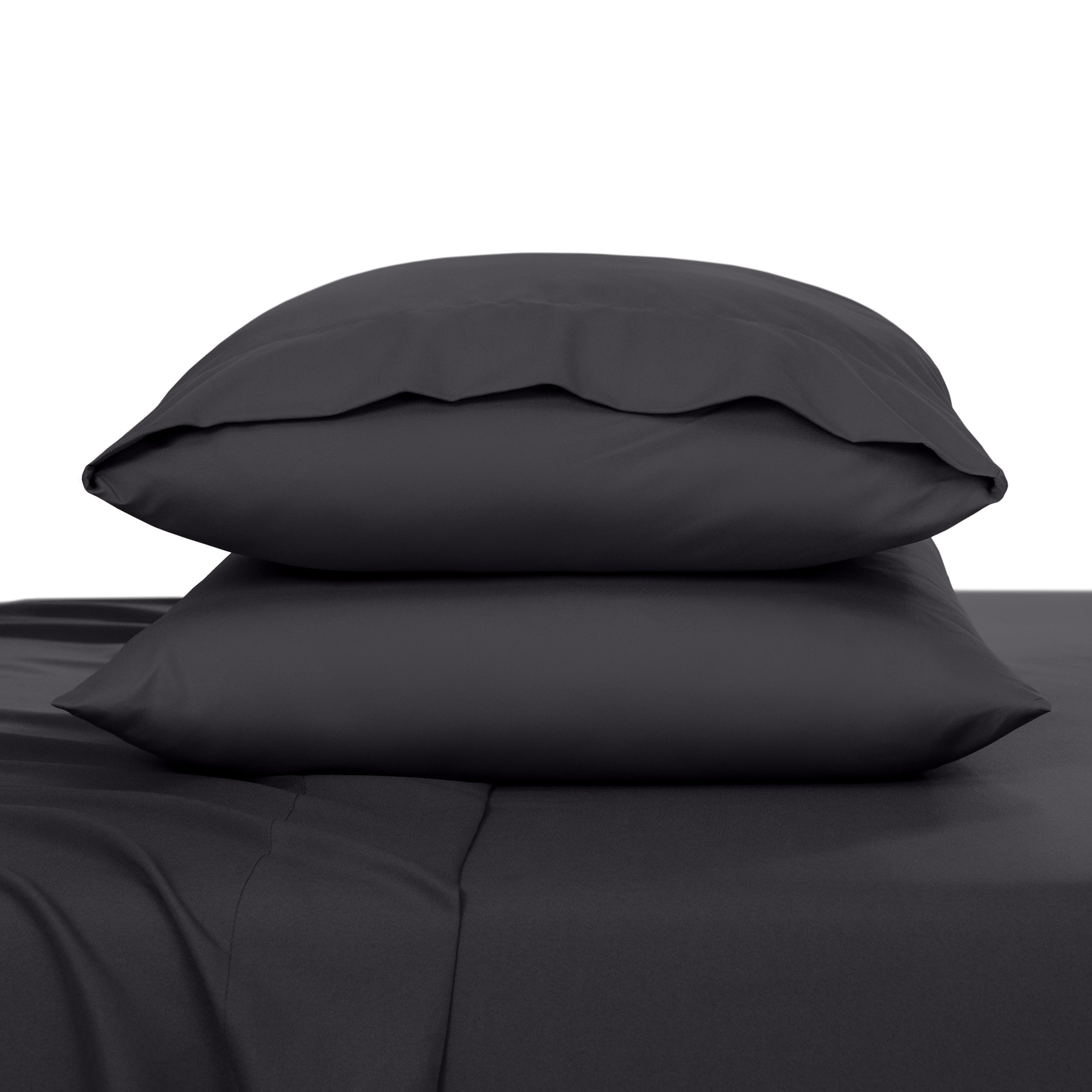 Microfiber envelope pillowcase sheet set
