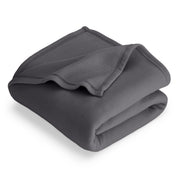 A  polar fleece blanket folded neatly