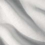 Close in view showing texture of linen sheet set fabric