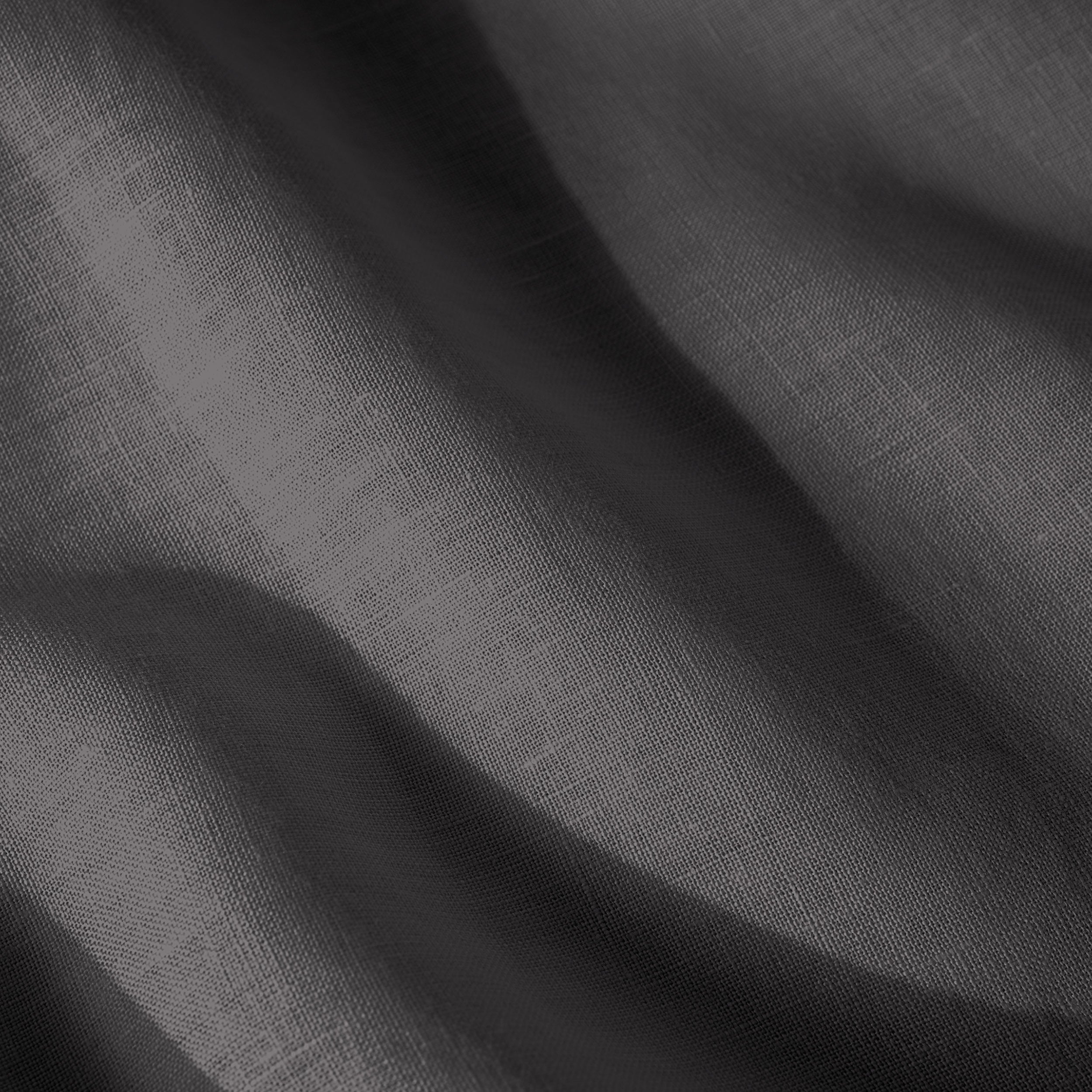 Close in view showing texture of linen sheet set fabric