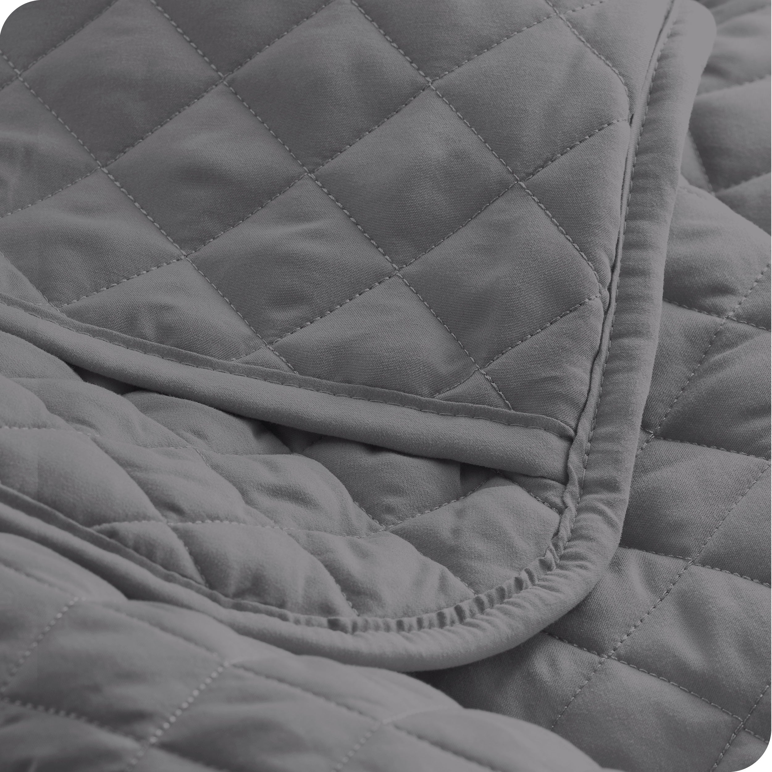 Close up of a pillow sham