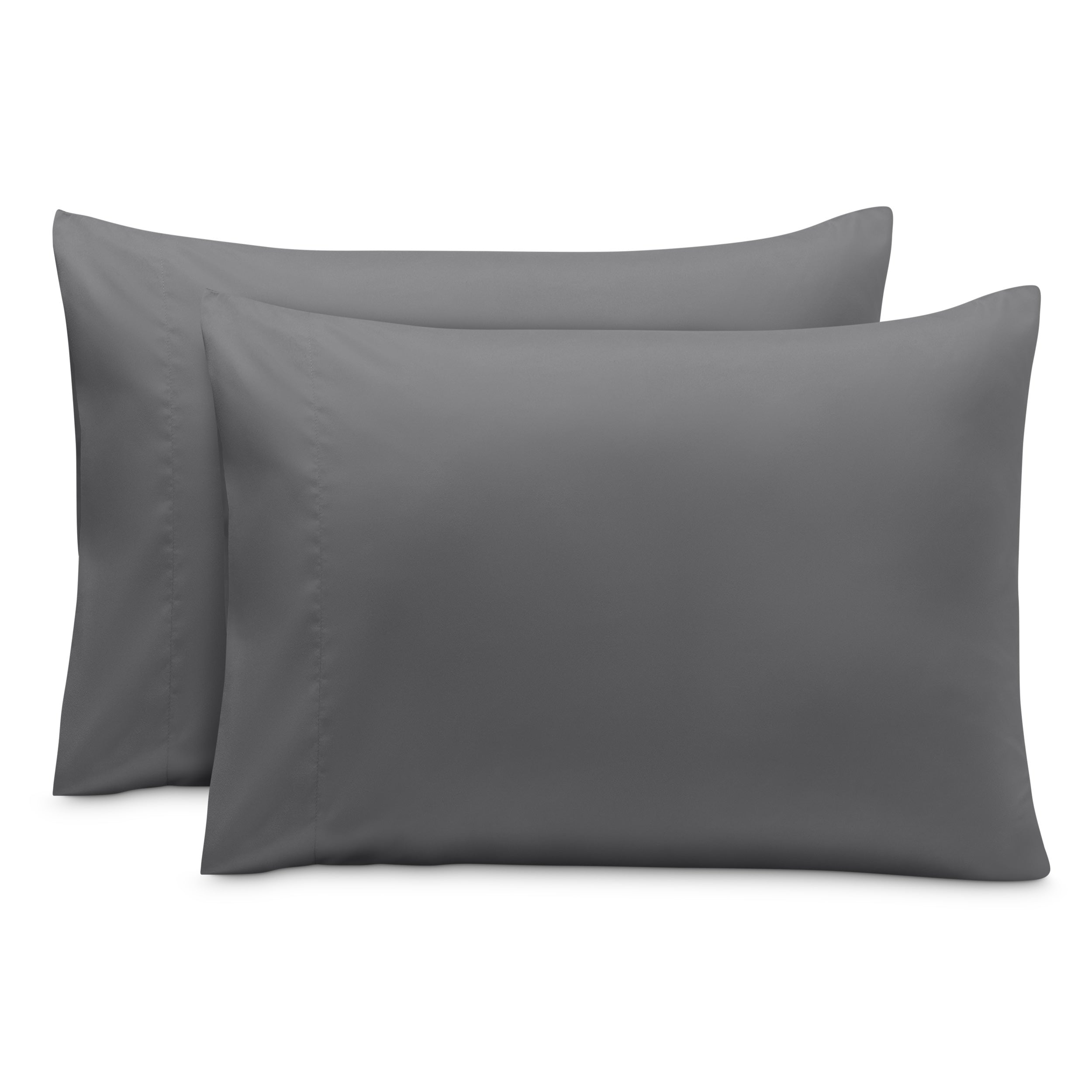 2 pillowcases on pillows