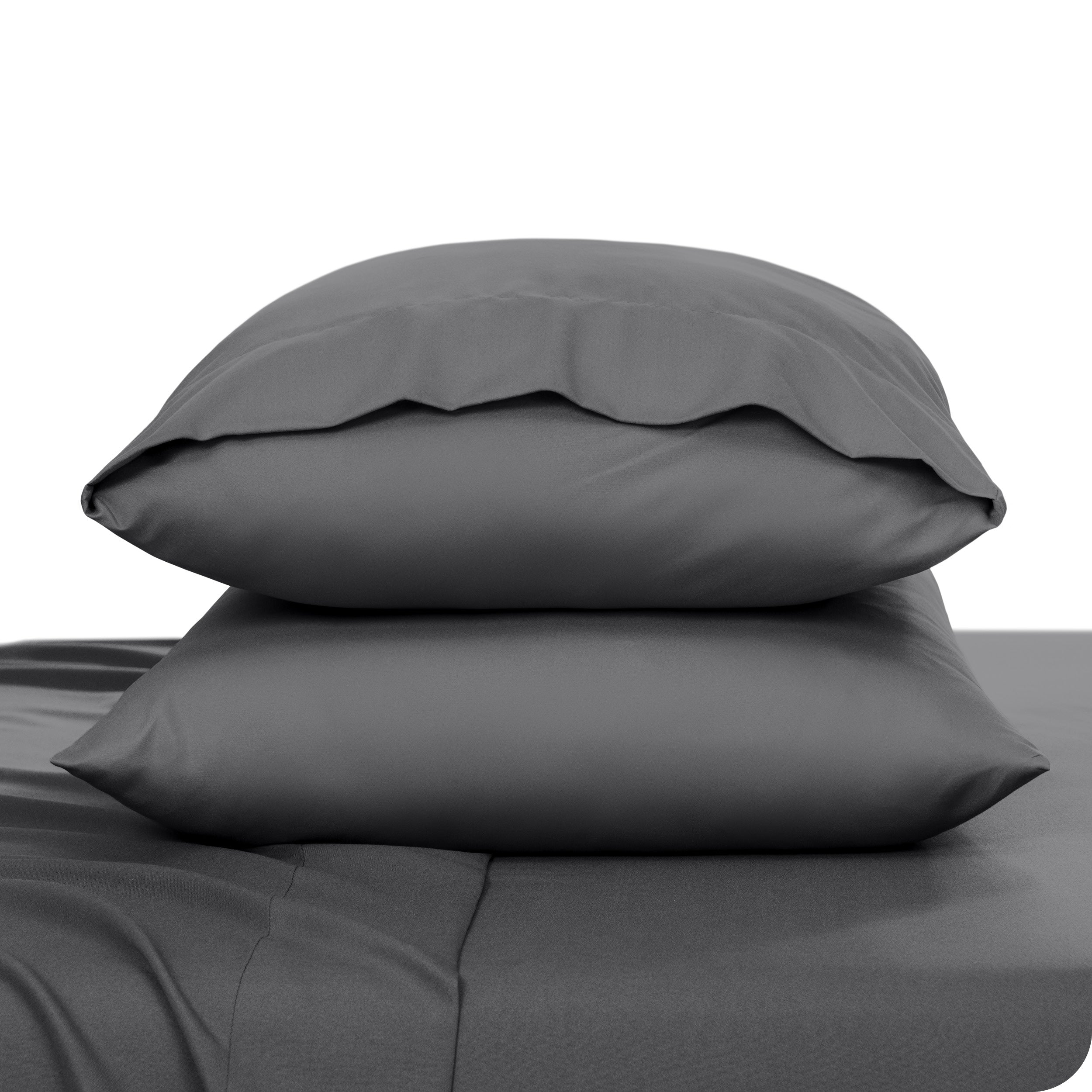 2 pillowcases on pillows