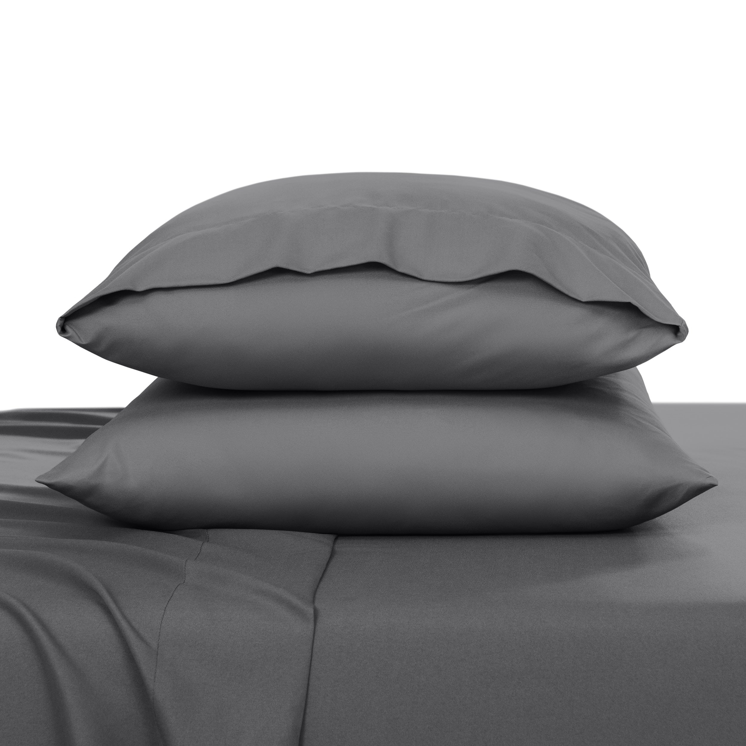Microfiber envelope pillowcase sheet set