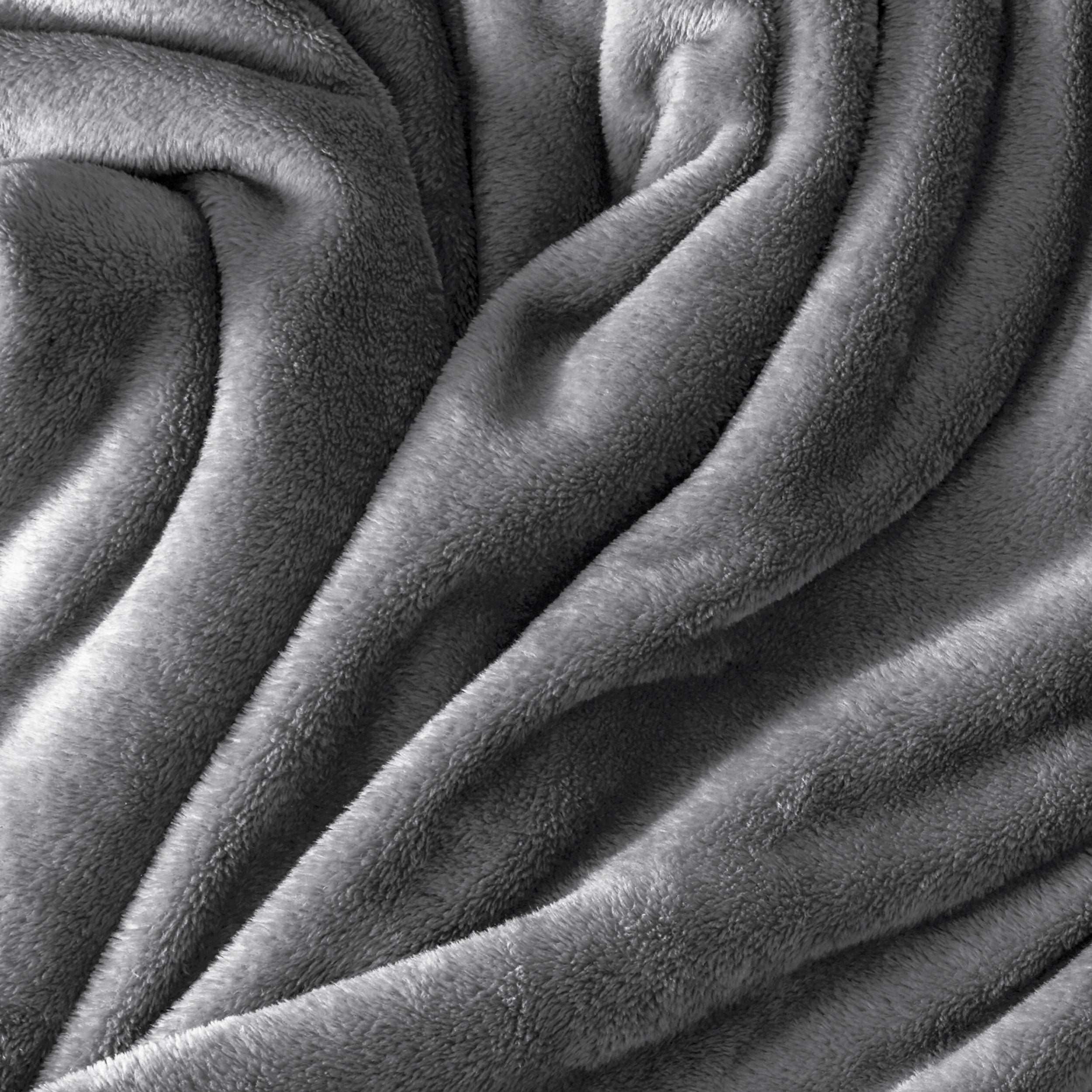 Close in view showing texture of blanket fabric