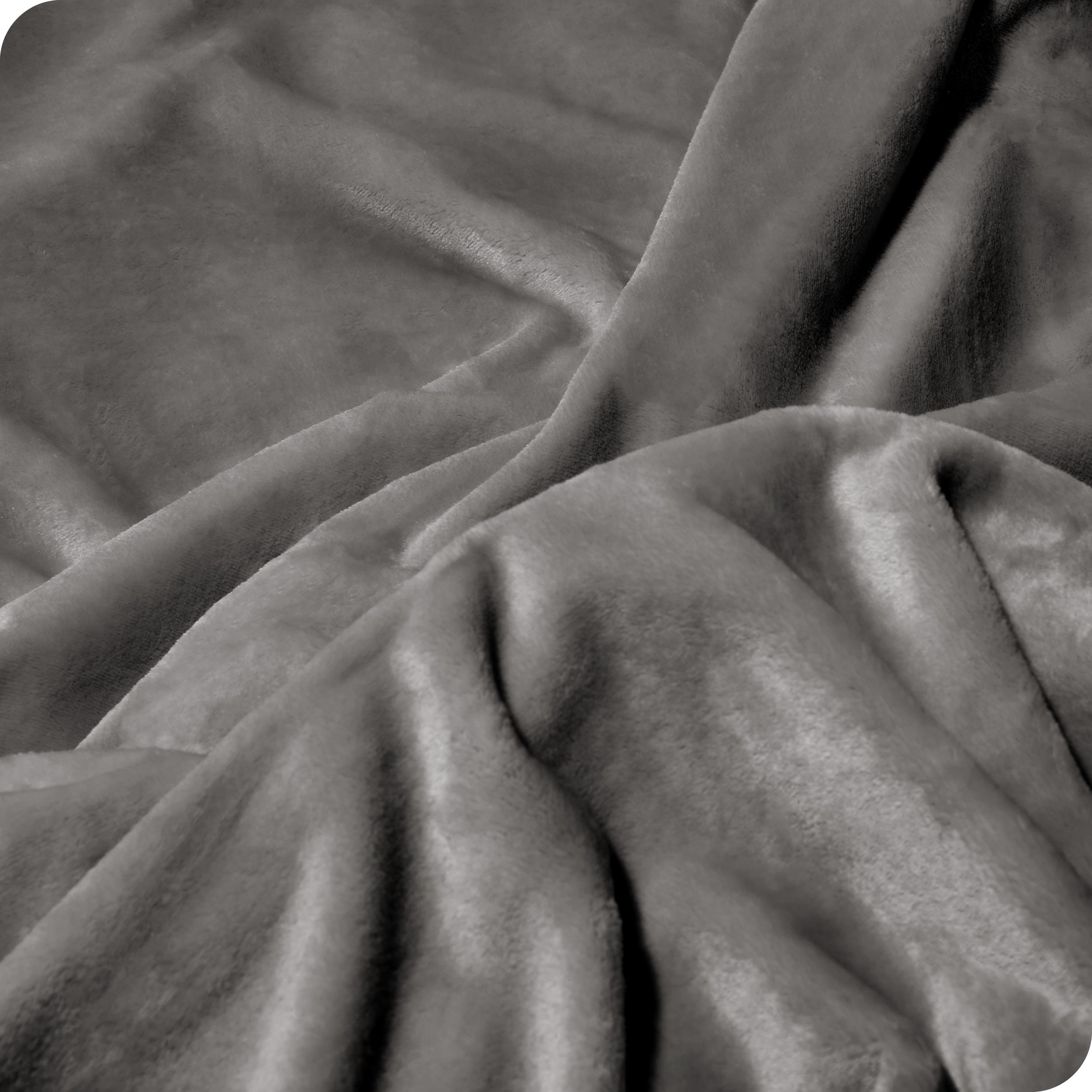 Close up of a giant microplush blanket