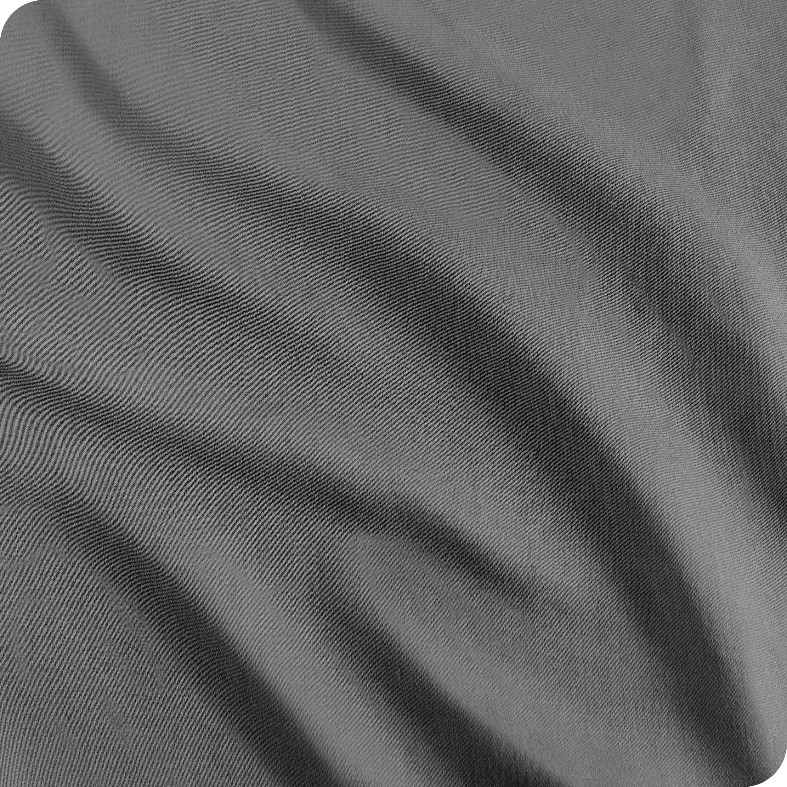 Close up of the sateen pillowcase set fabric