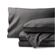 Grey sheet set folded and stacked