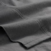 Close up of the organic flannel fabric