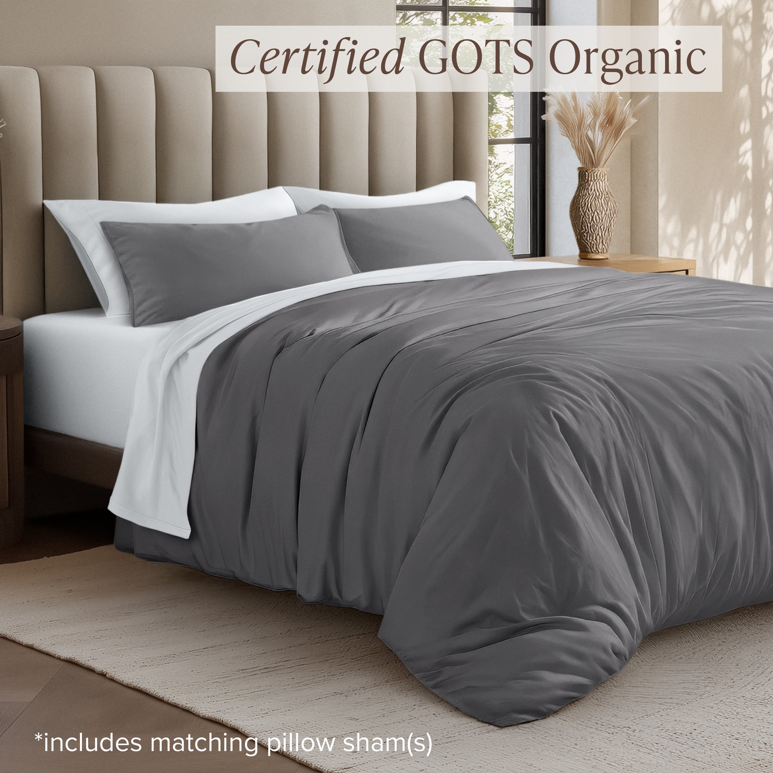 Organic Cotton Jersey Duvet Cover Set - Full/Queen – TwinXL.com