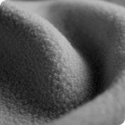 Close up showing the texture of the polar fleece blanket