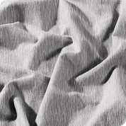 A close up of the flannel duvet cover showing the texture.