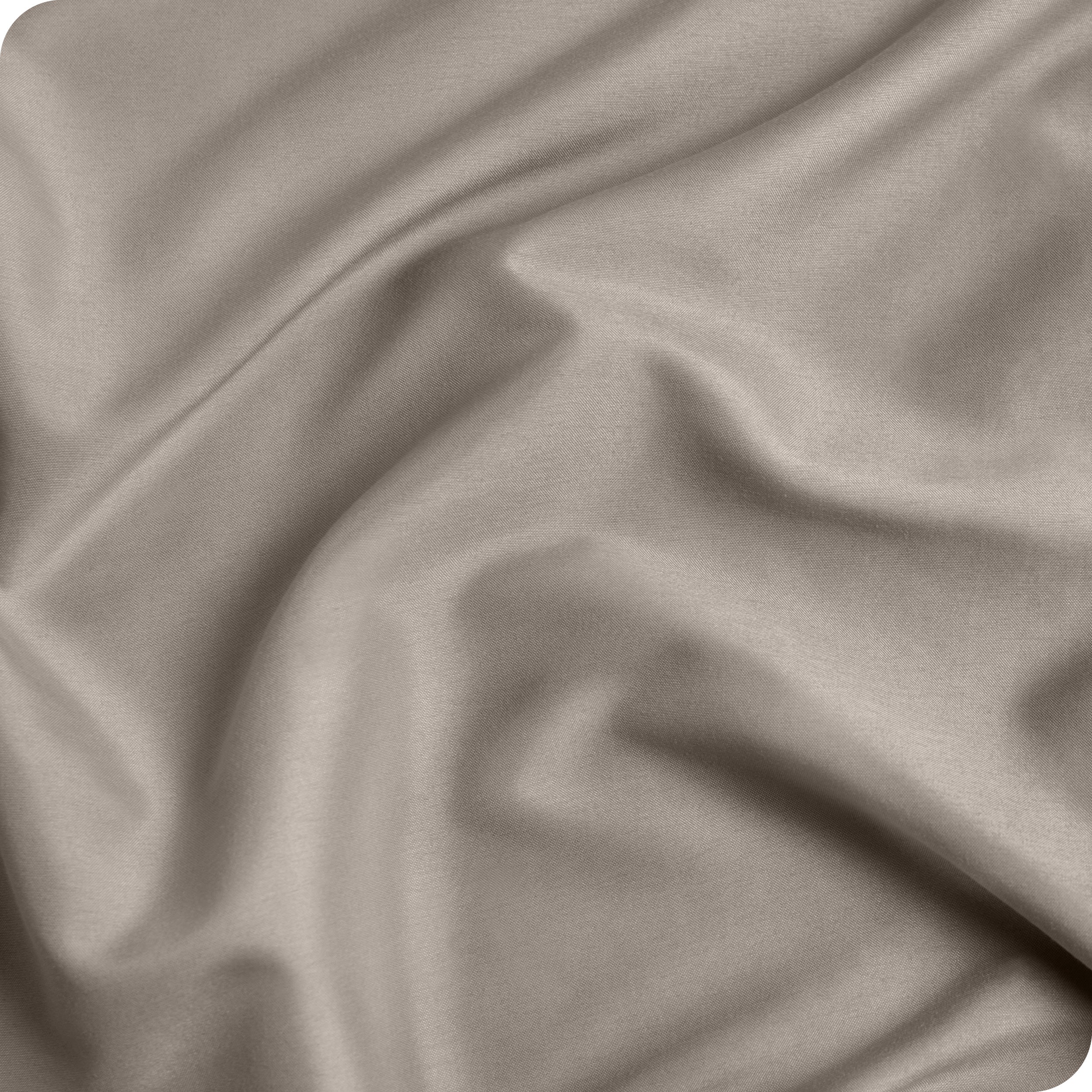 Close up of a duvet set to show the material and the color