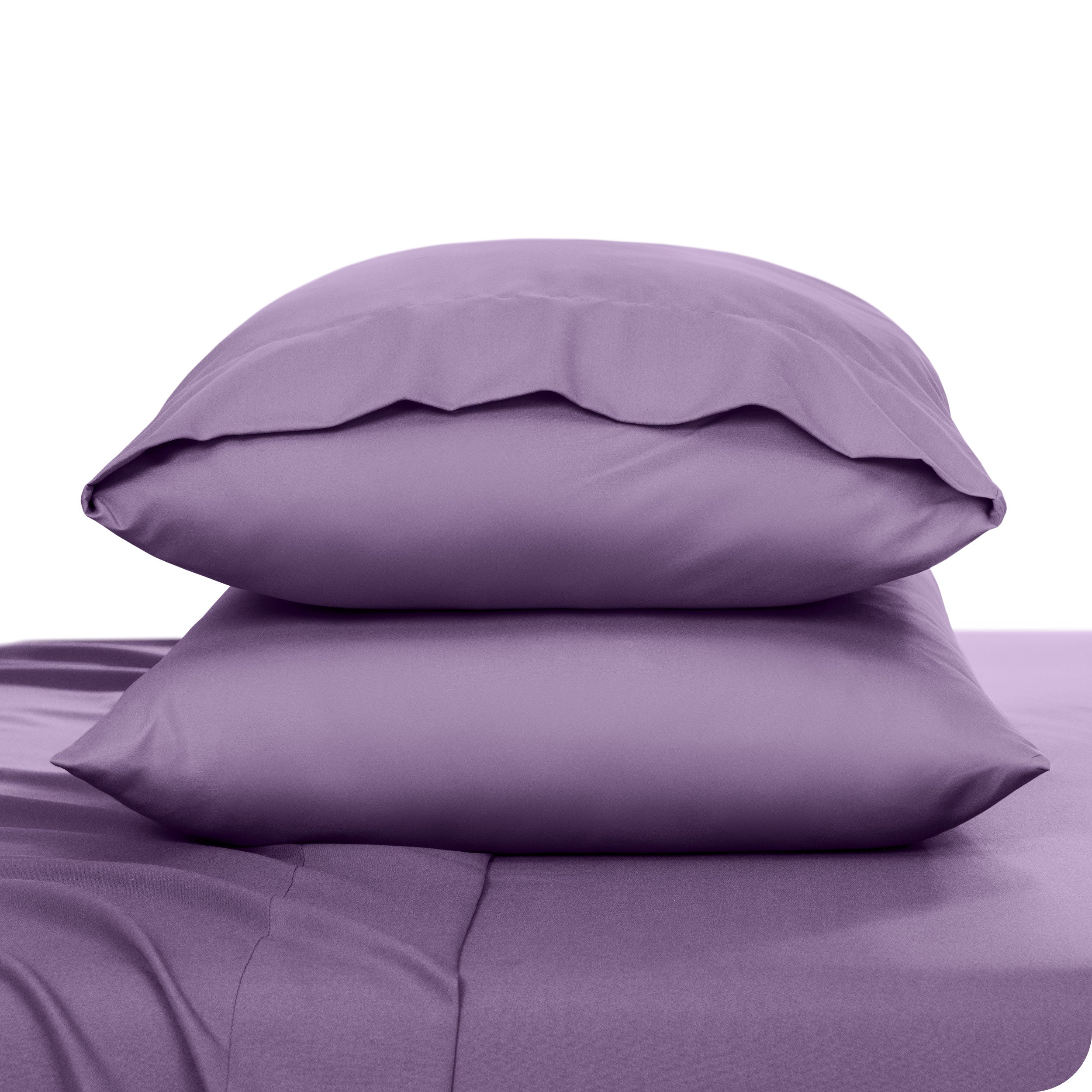 2 pillowcases on pillows