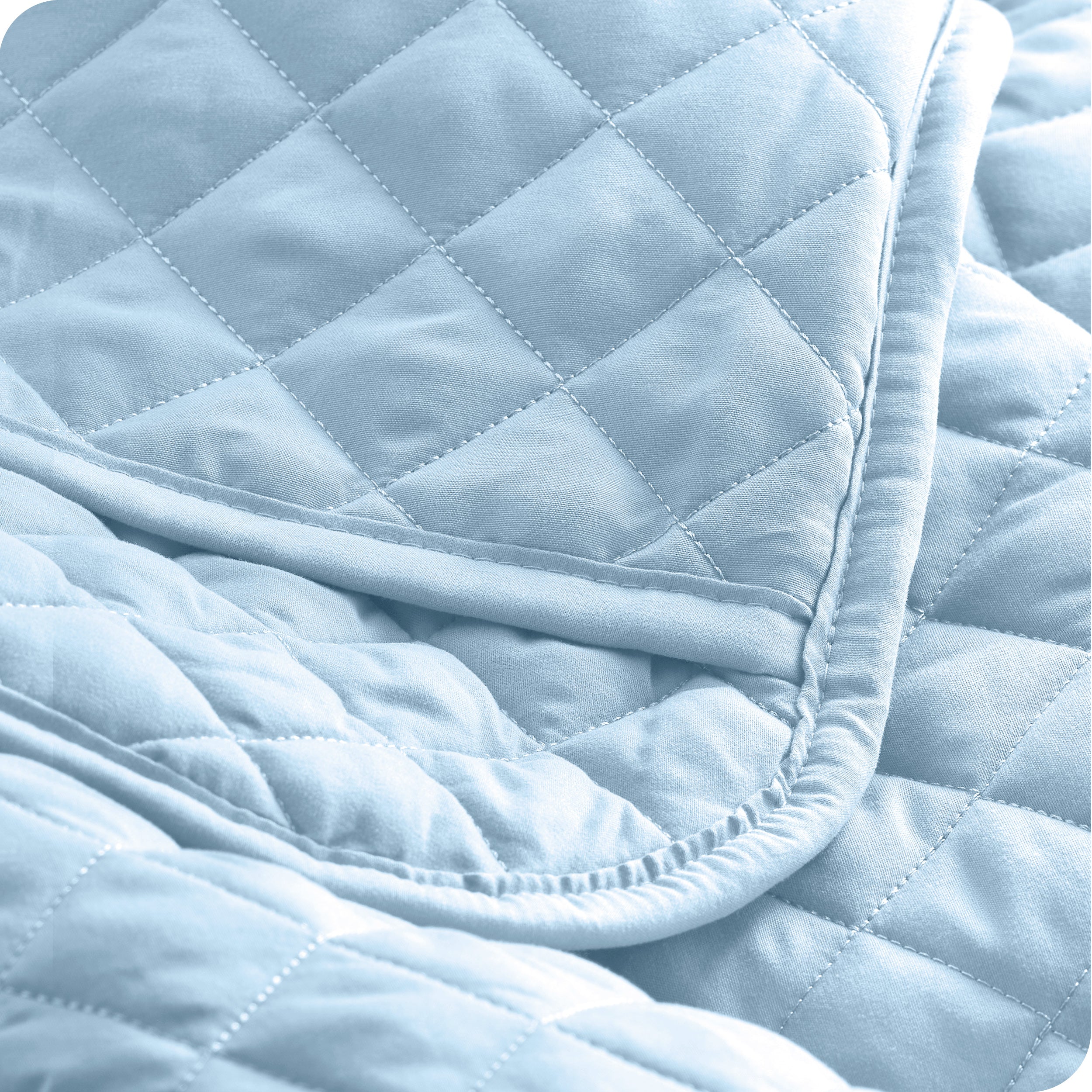 Close up of a pillow sham