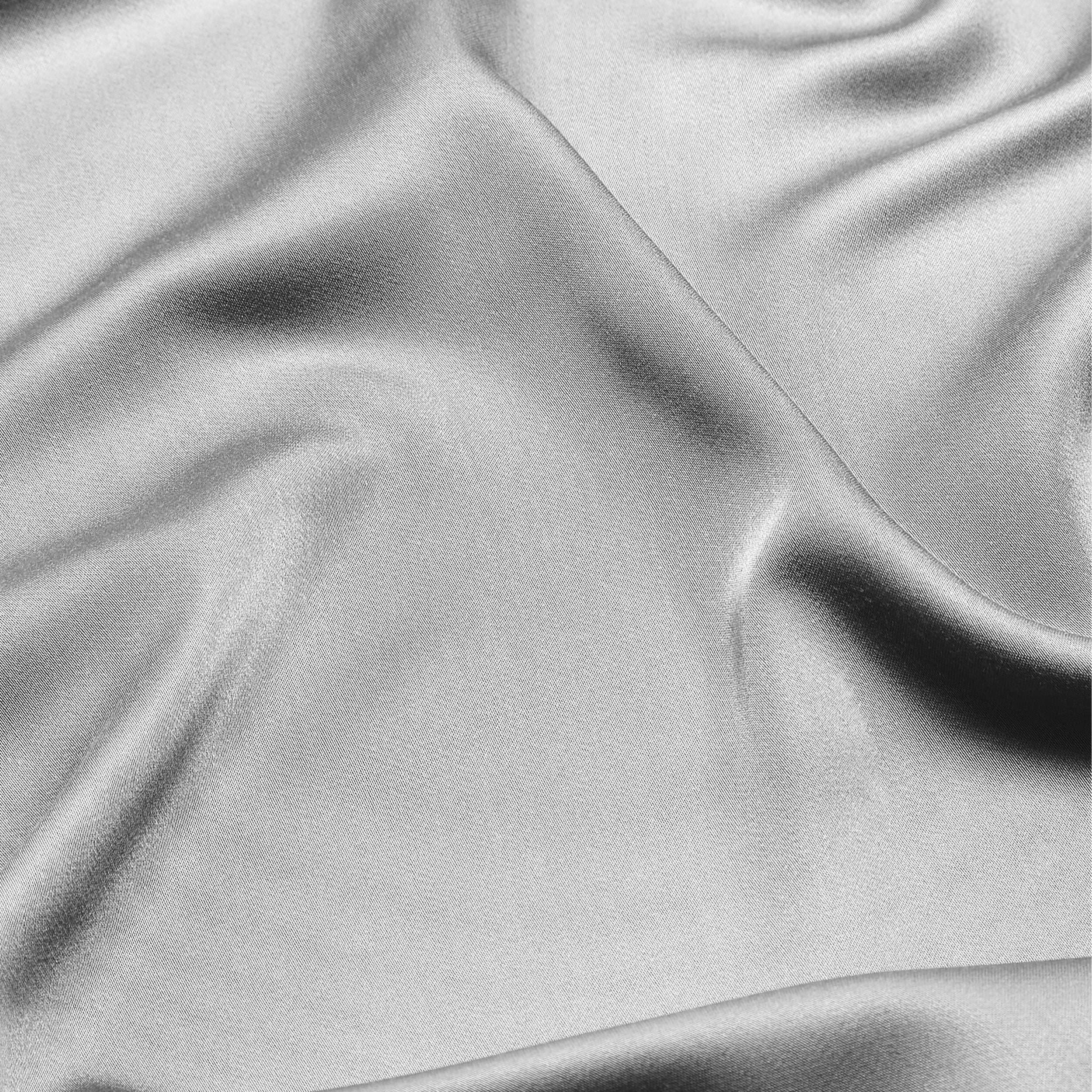 Close-up of bamboo pillowcase fabric