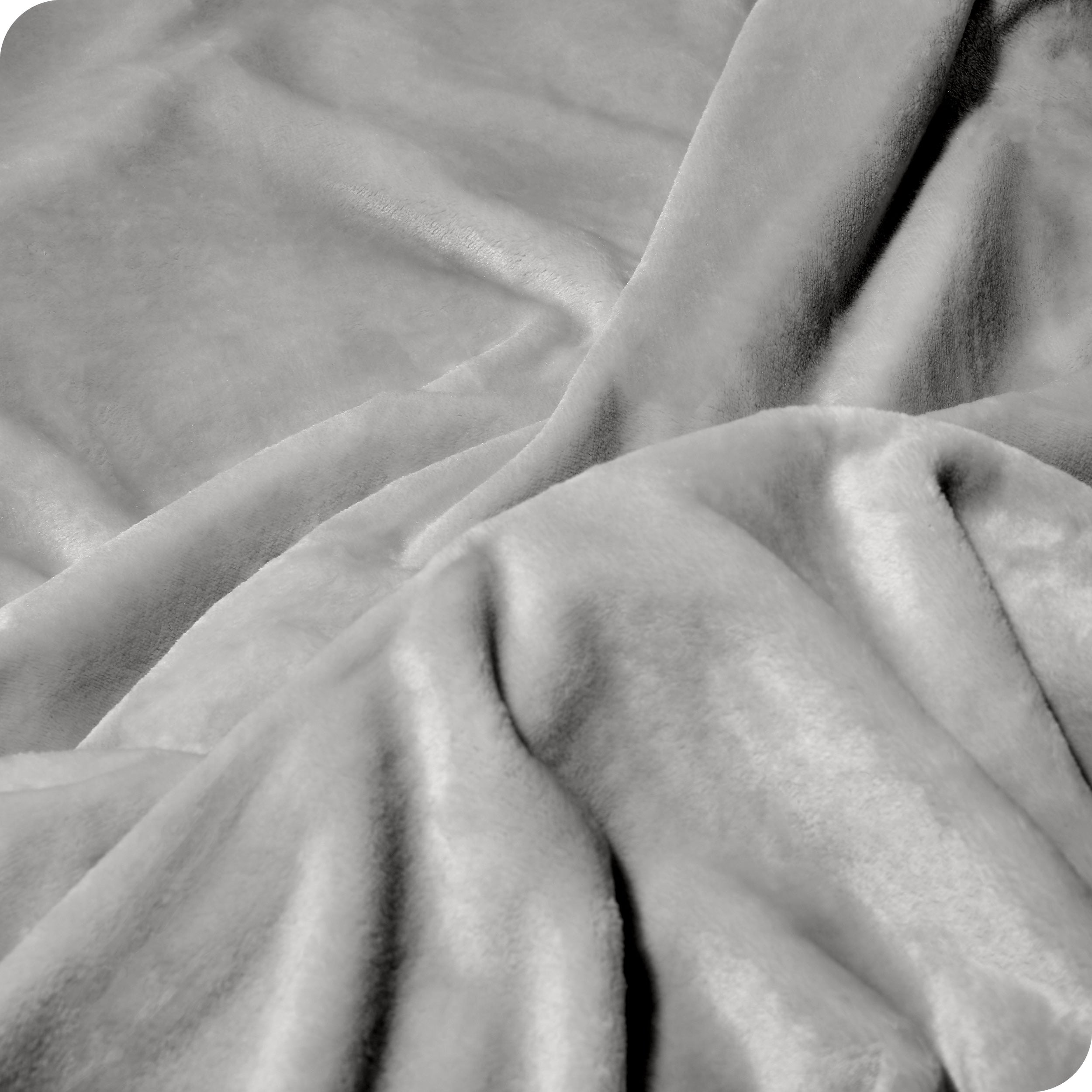 Close up of a giant microplush blanket