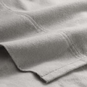 Close up of the organic flannel fabric