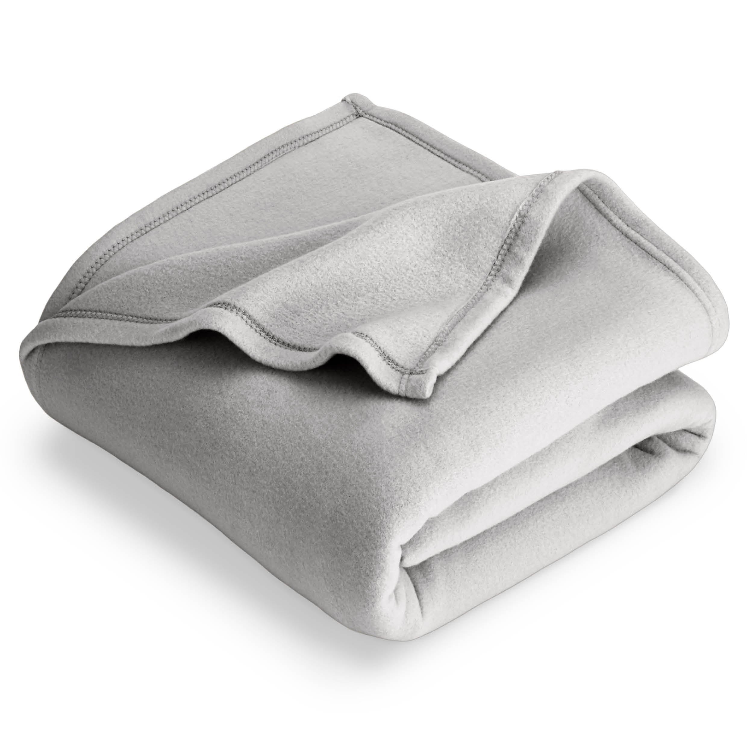 A  polar fleece blanket folded neatly