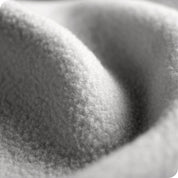 Close up showing the texture of the polar fleece blanket