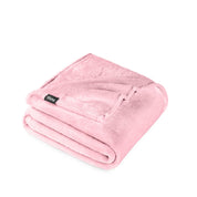 Microplush blanket folded neatly