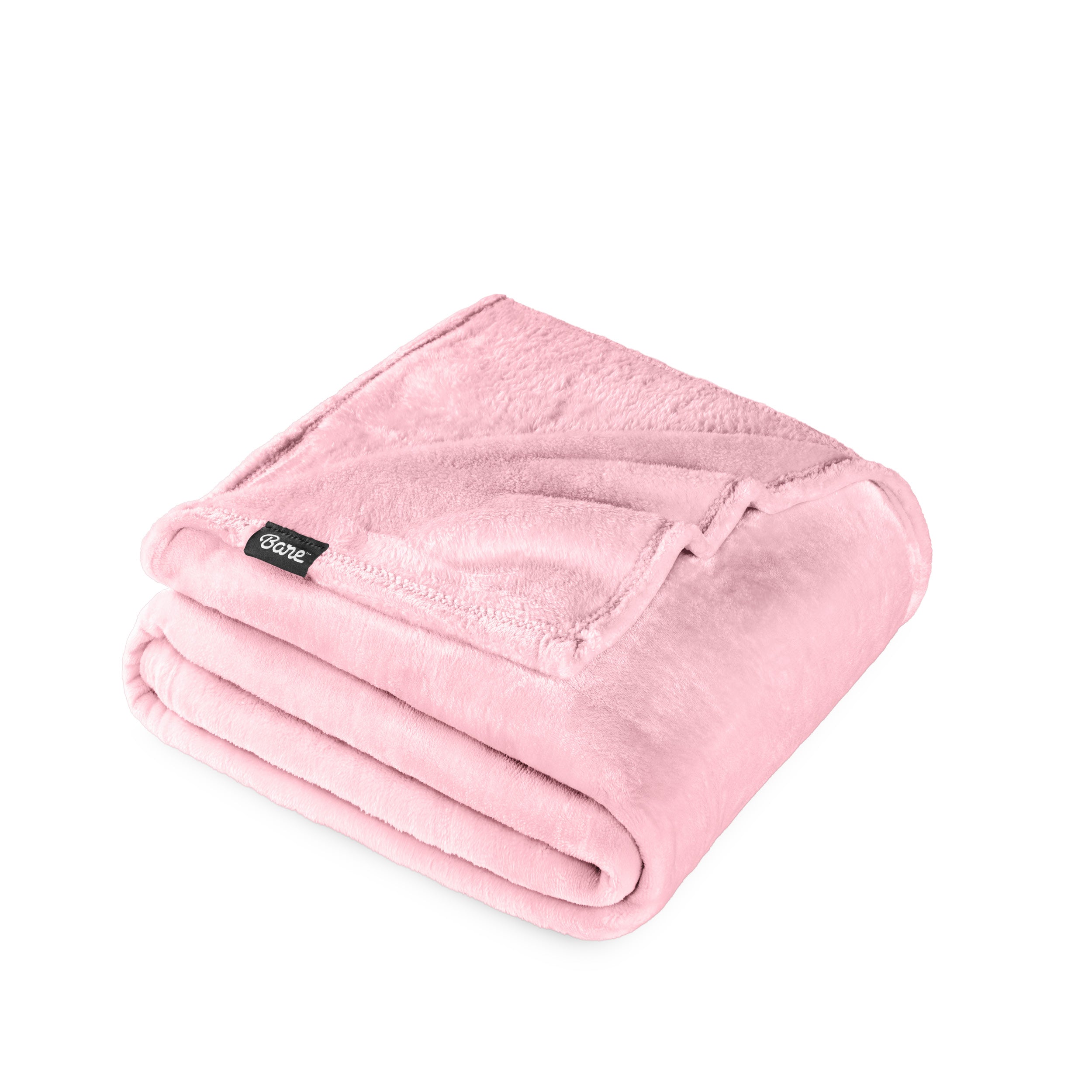 Microplush blanket folded neatly