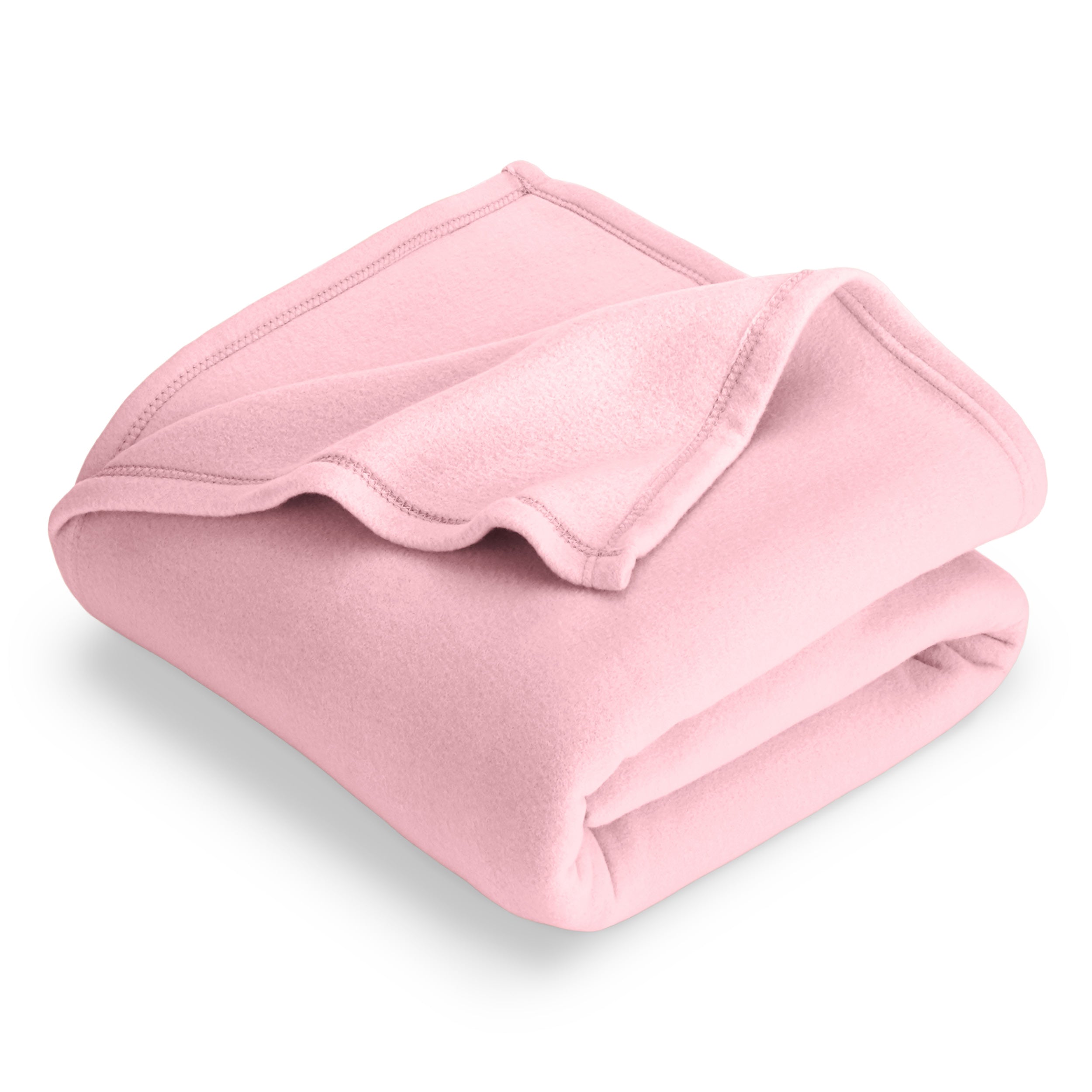 A  polar fleece blanket folded neatly