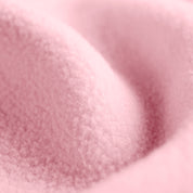 Close up showing the texture of the polar fleece blanket