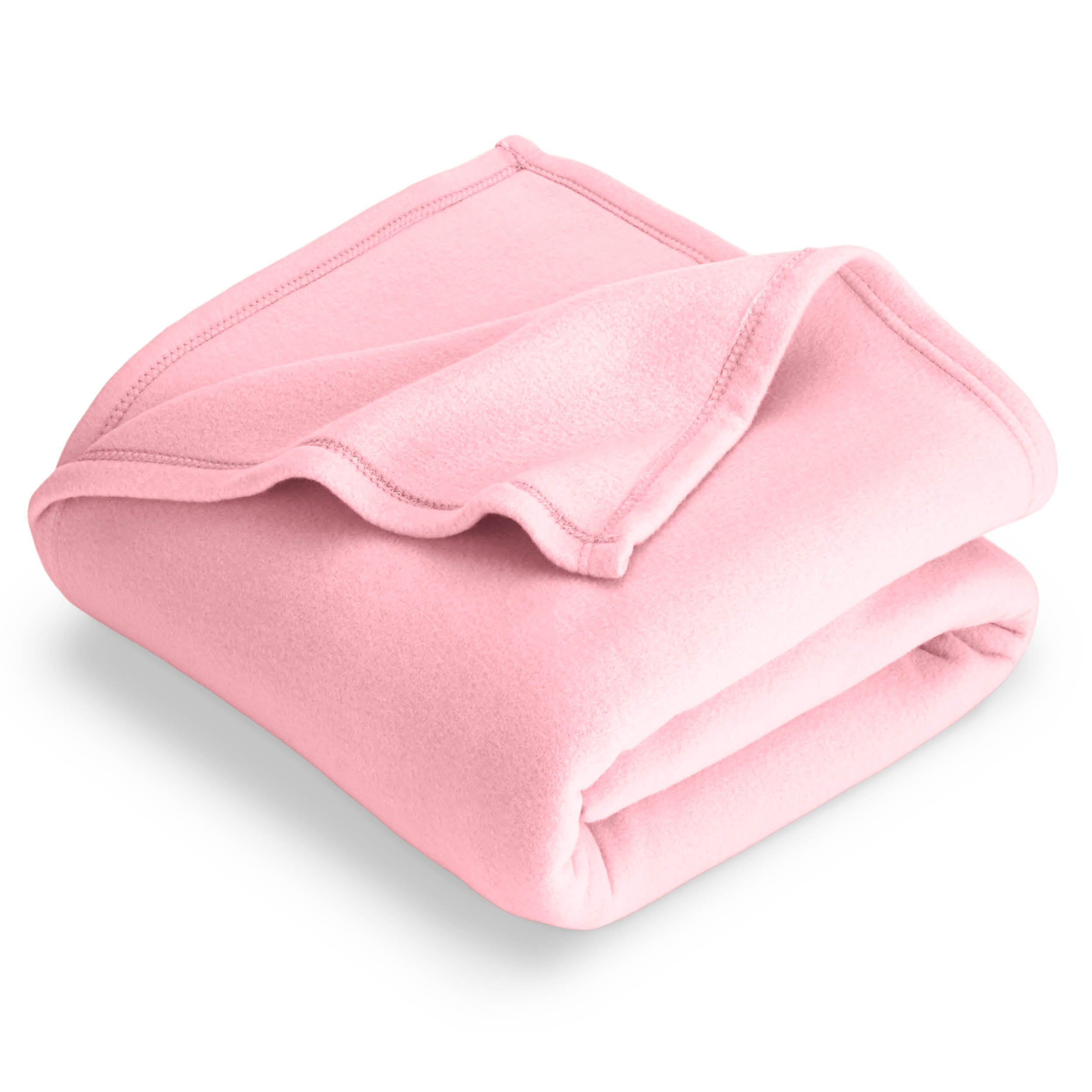 A  polar fleece blanket folded neatly