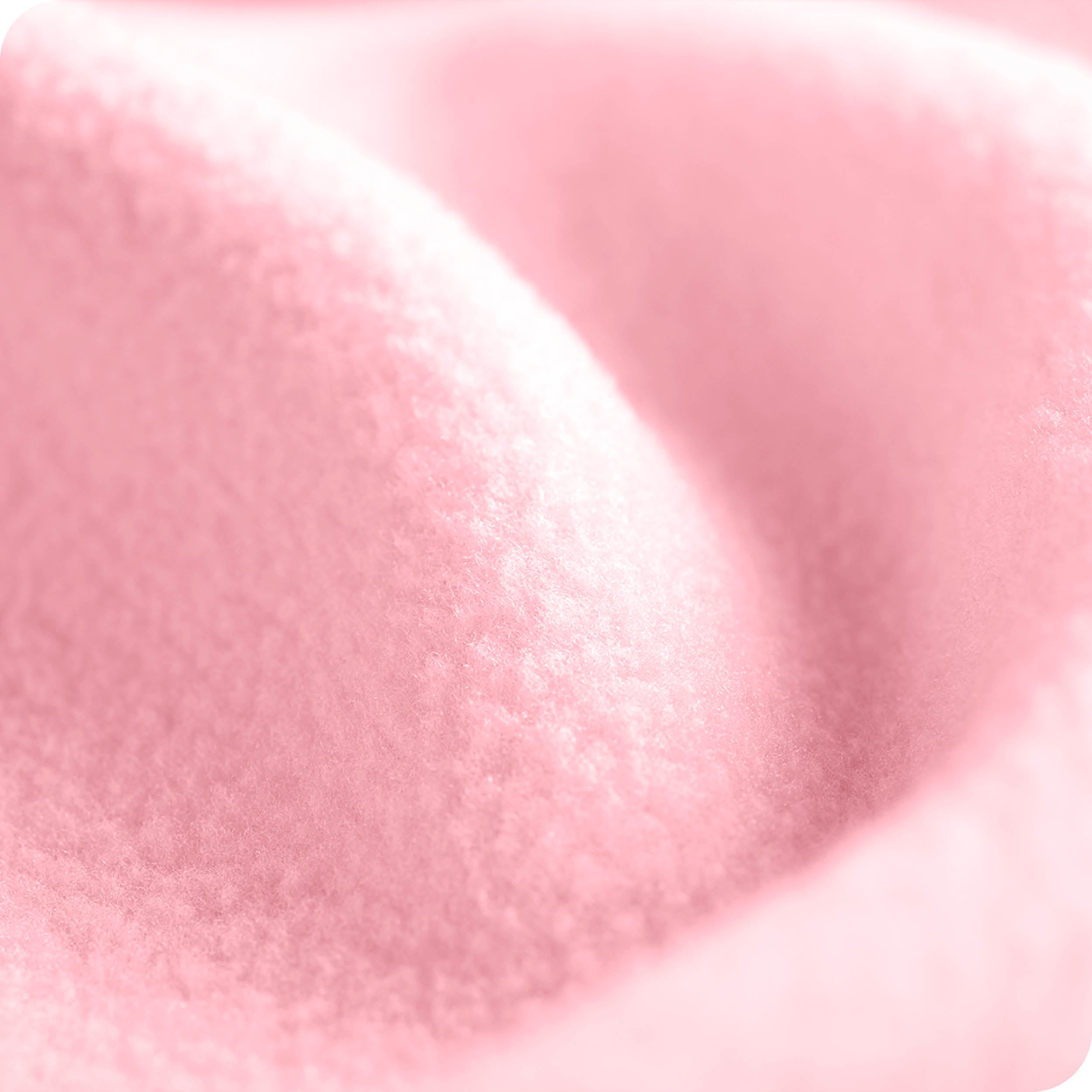Close up showing the texture of the polar fleece blanket