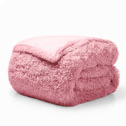 Shaggy duvet cover folded