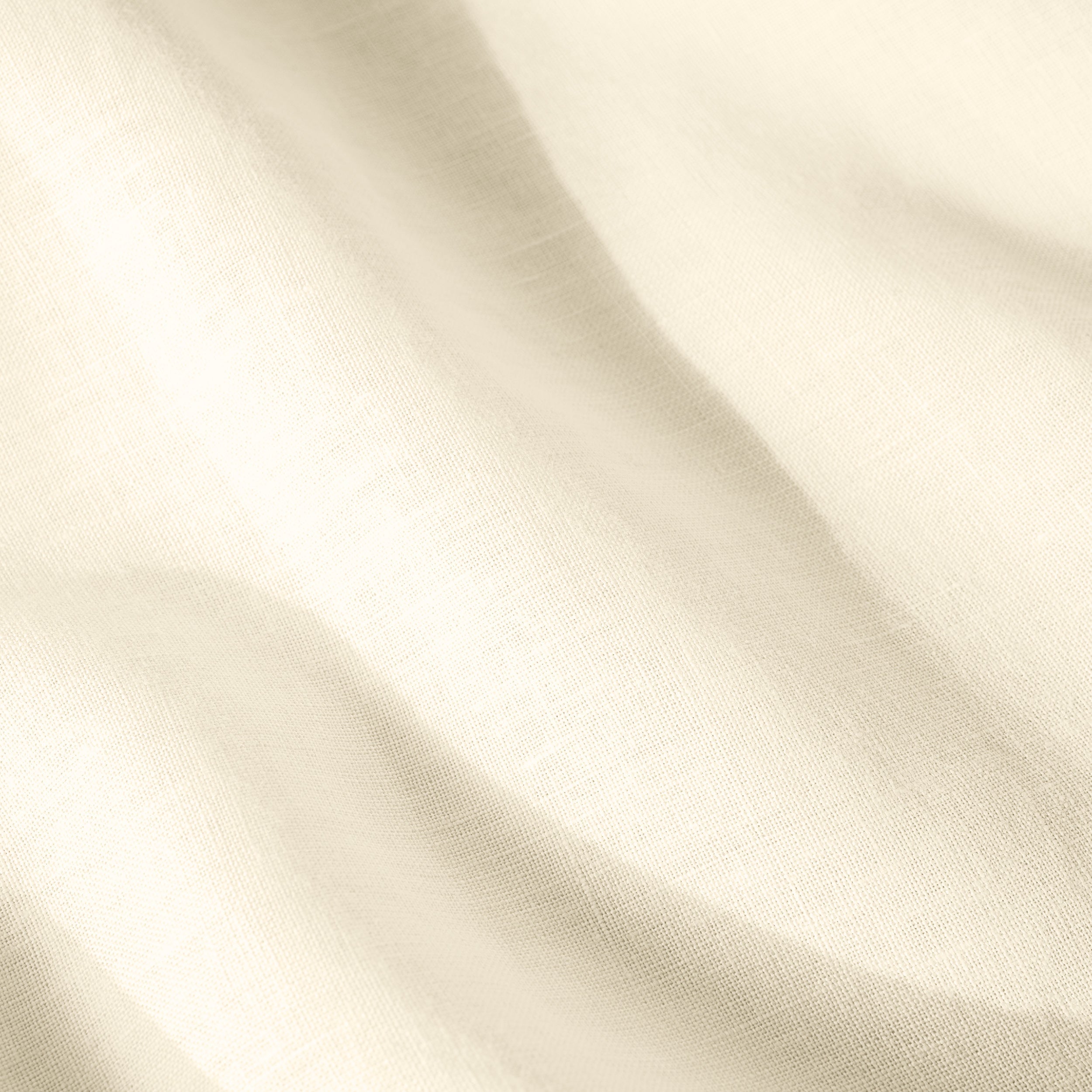 Close in view showing texture of linen sheet set fabric