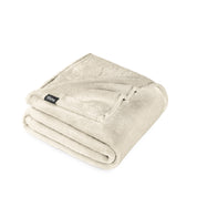 Microplush blanket folded neatly