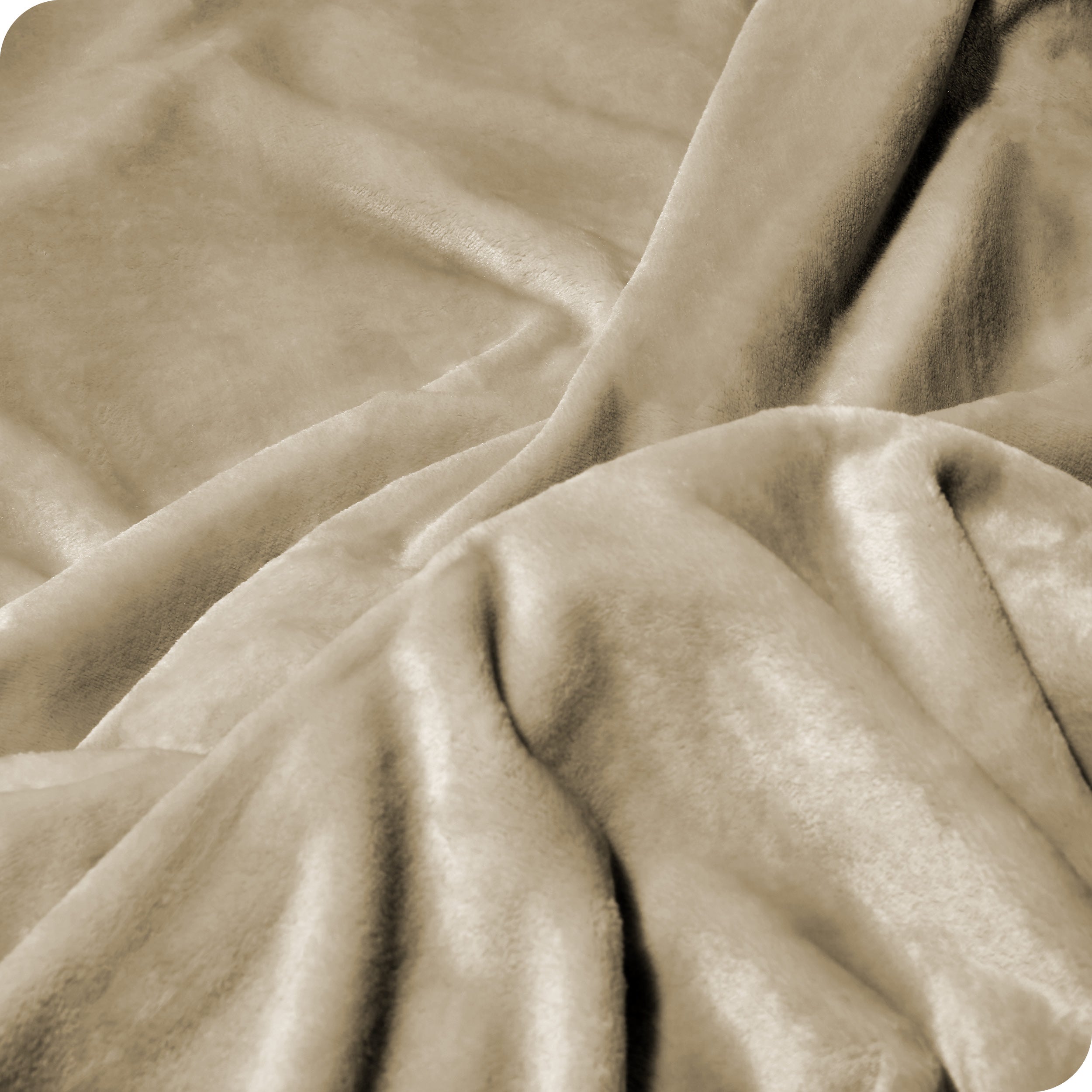 Close up of a giant microplush blanket