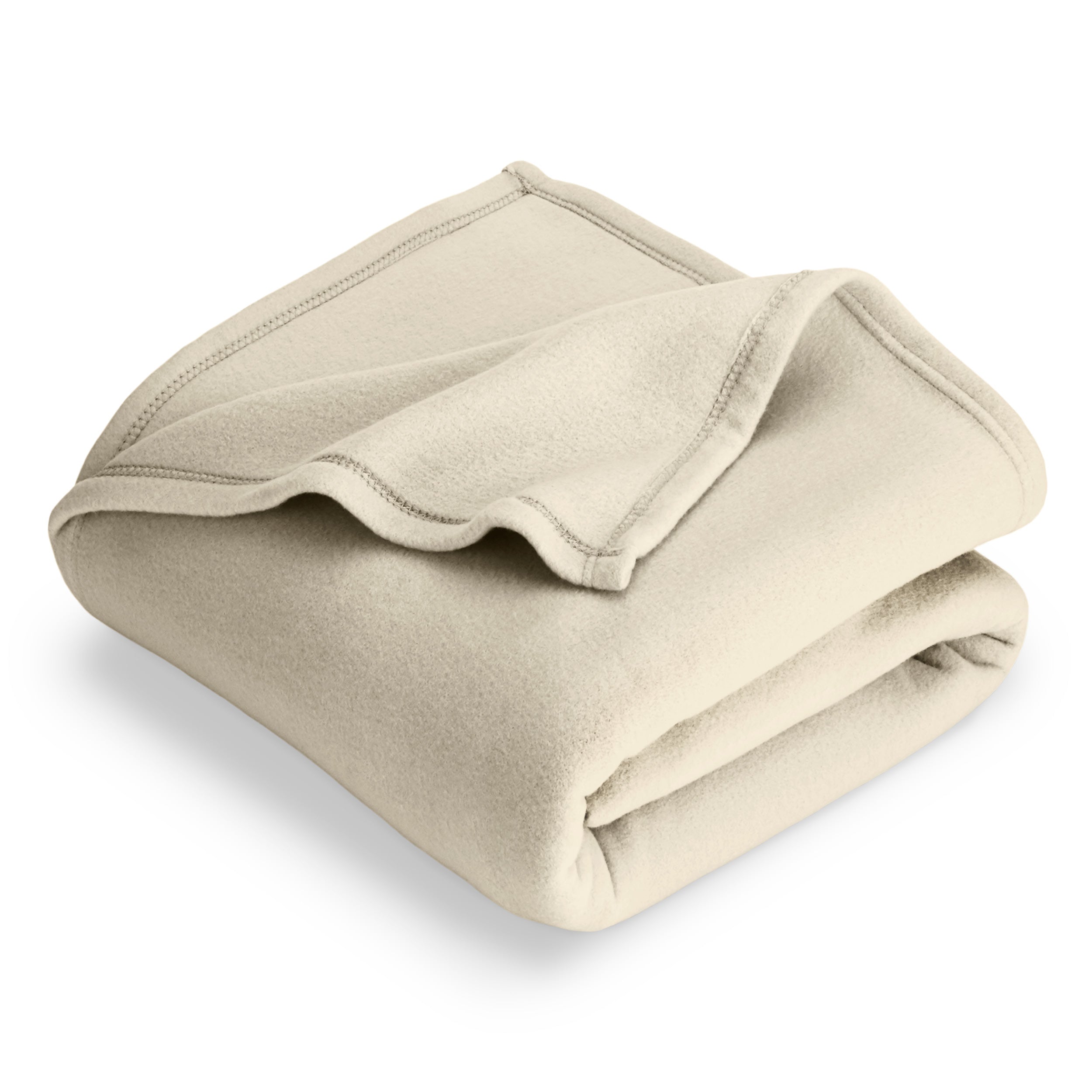 A  polar fleece blanket folded neatly