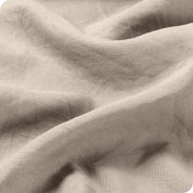 Close up of the washed sheet fabric