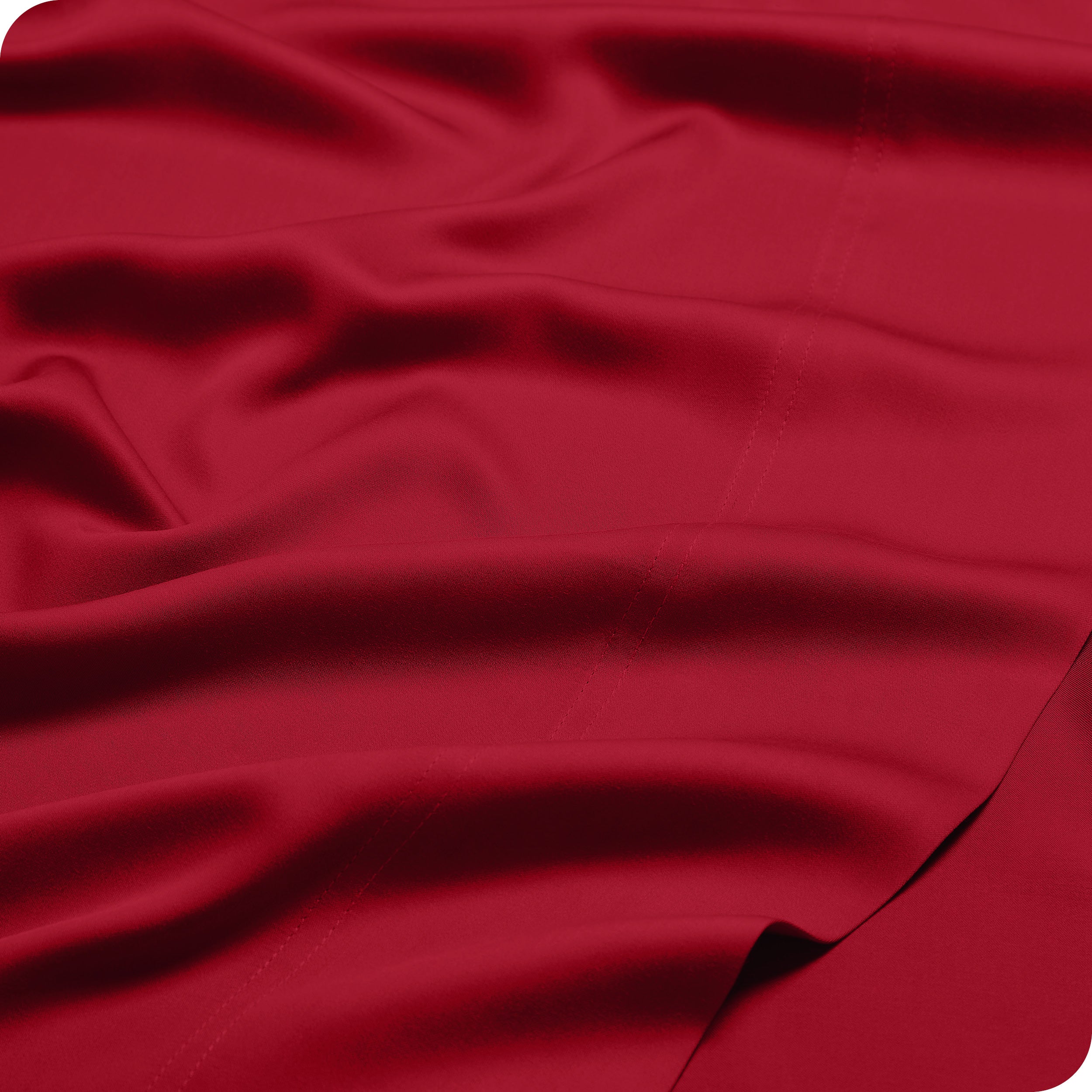 Close up of bamboo sheet set fabric
