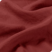 Close up of the washed sheet fabric