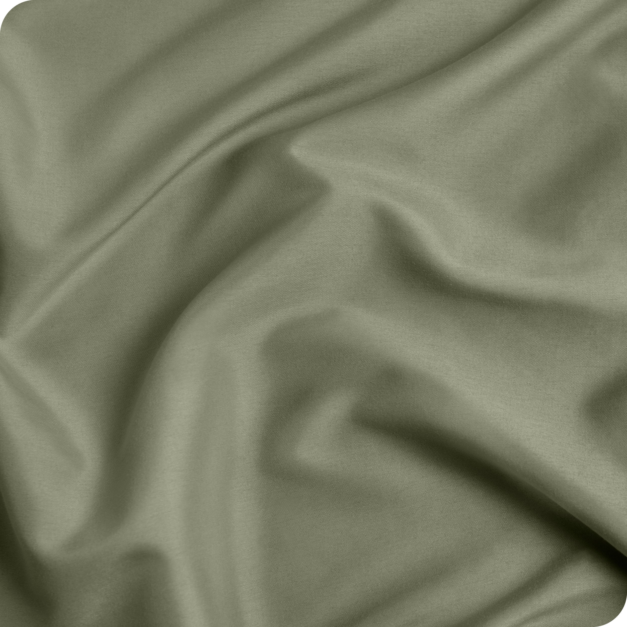 Close up of a duvet set to show the material and the color