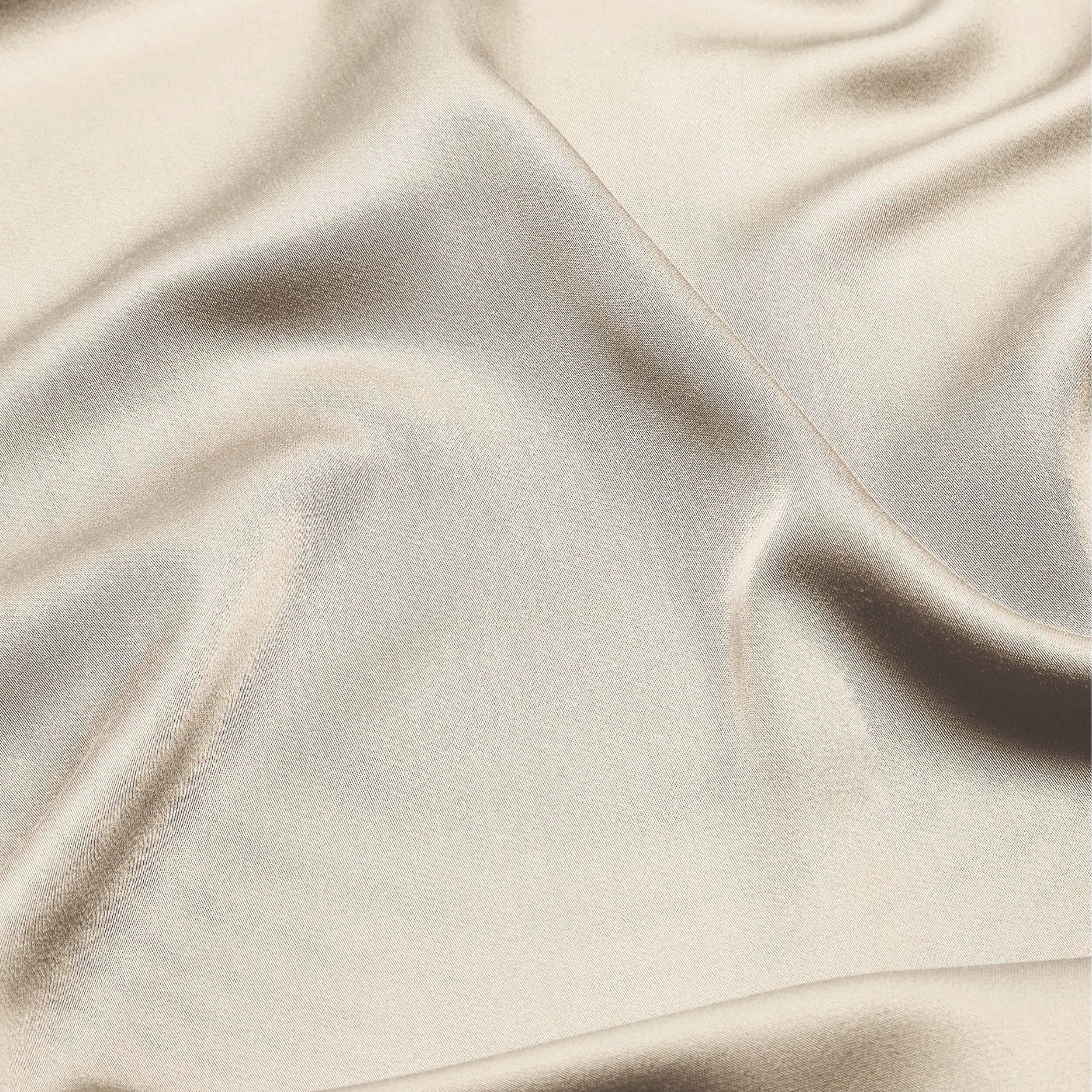 Close-up of bamboo pillowcase fabric