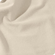 Close up of the flannel fitted sheet fabric