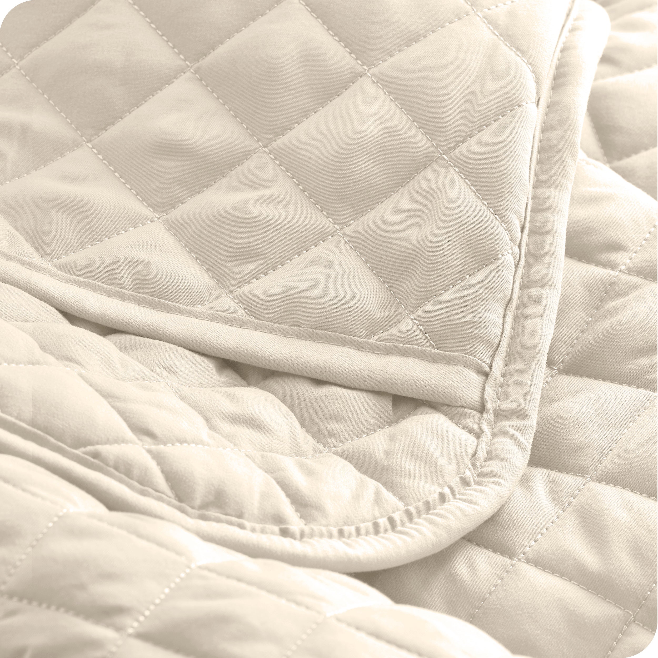 Close up of a pillow sham
