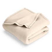 A  polar fleece blanket folded neatly