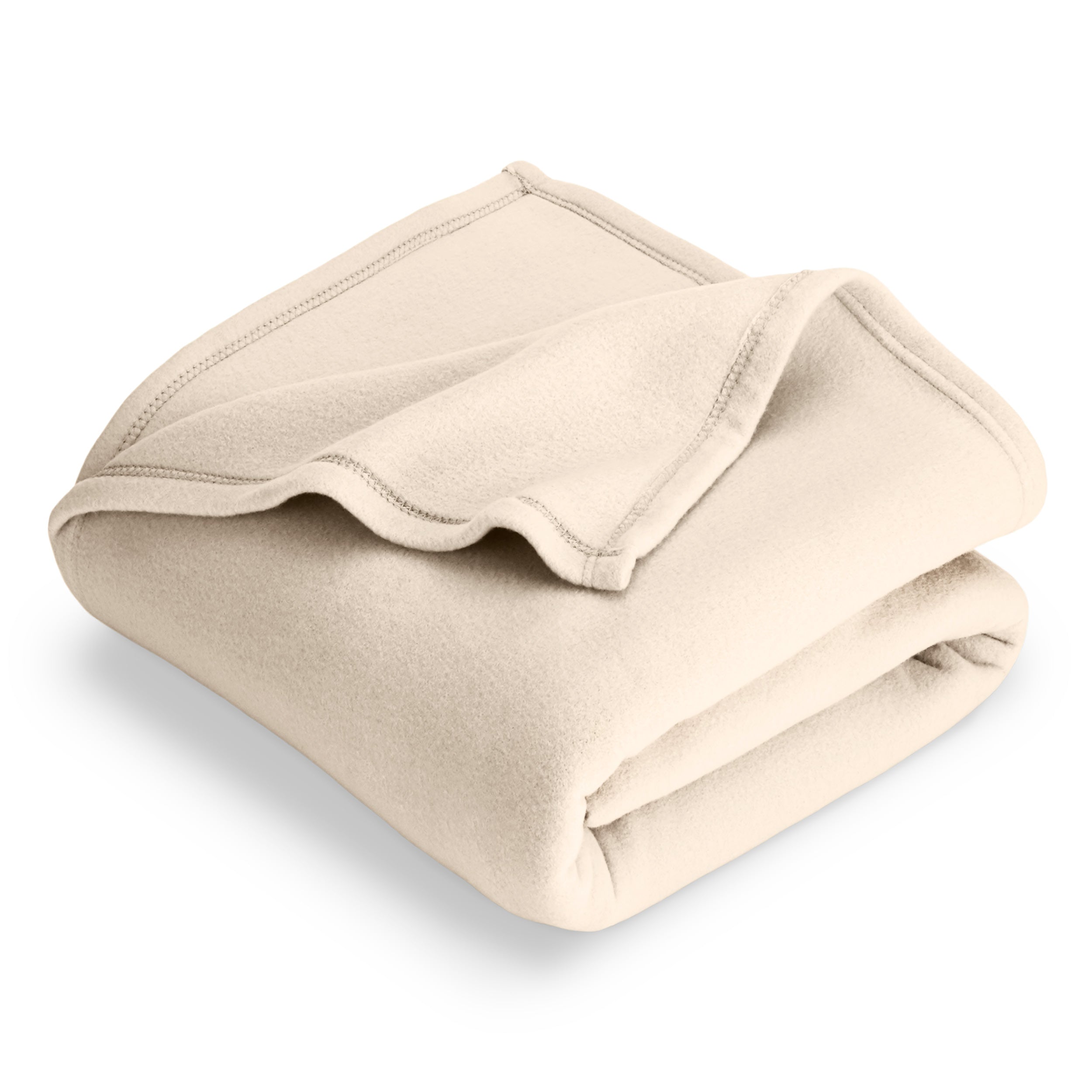A  polar fleece blanket folded neatly