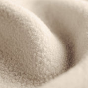 Close up showing the texture of the polar fleece blanket
