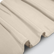 Close up of the polyester bed skirt material