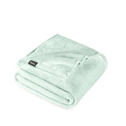 Microplush blanket folded neatly