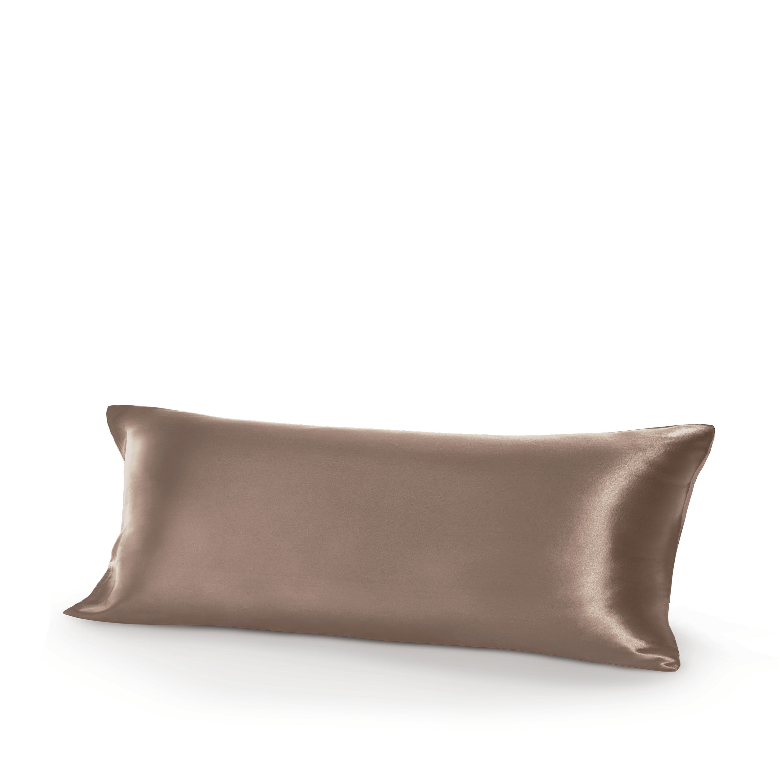 Bamboo pillowcase on a pillow with a white background