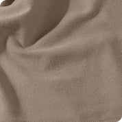 Close up of the flannel fitted sheet fabric