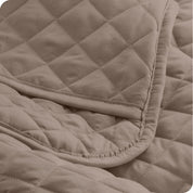 Close up of a pillow sham